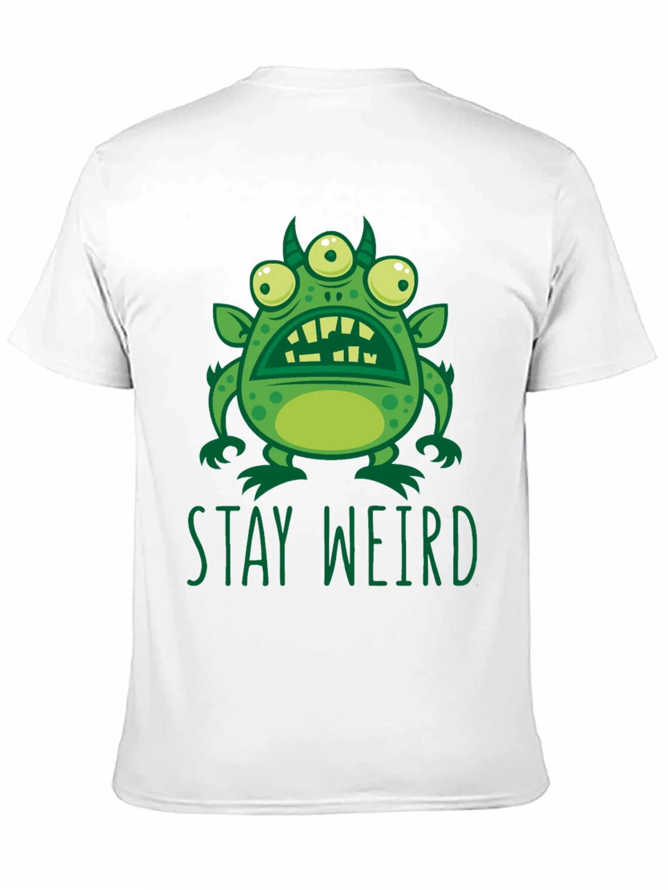 Stay Weird Graphic Tee - Mens Black T-Shirt