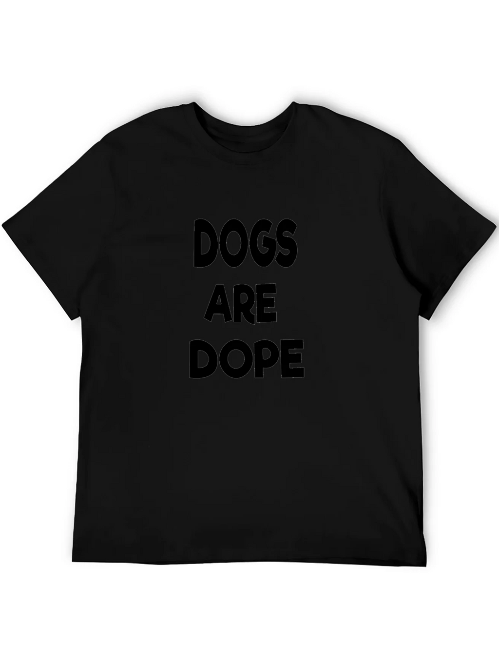 Dogs Are Dope Black T-Shirt