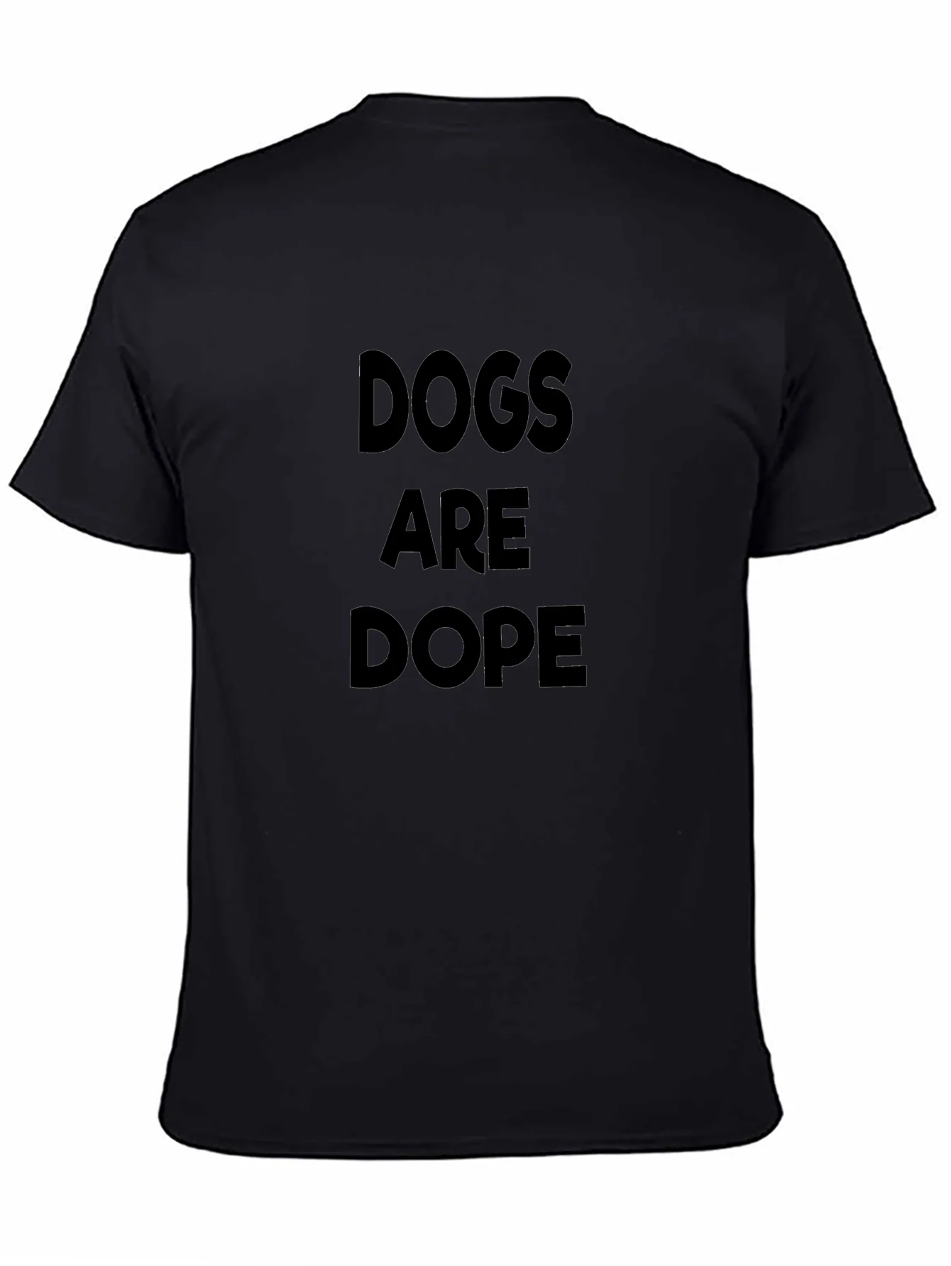 Dogs Are Dope Black T-Shirt