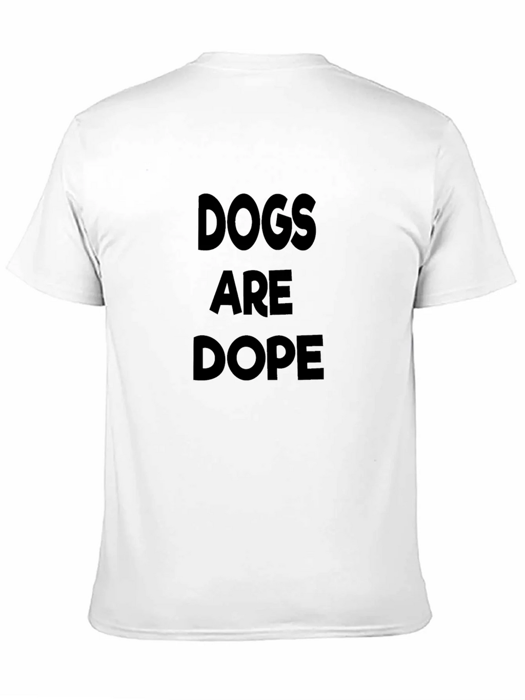Dogs Are Dope Black T-Shirt