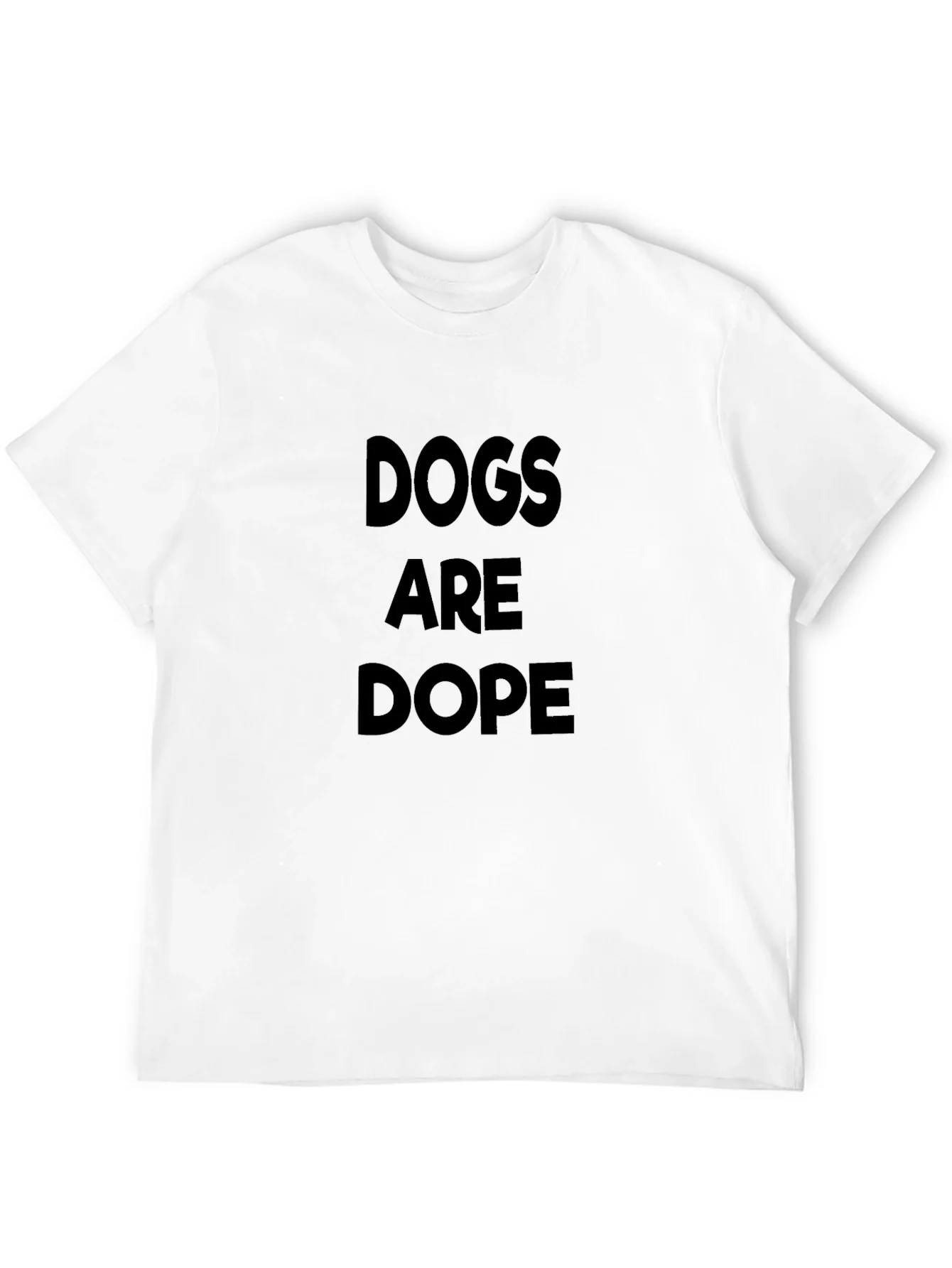 Dogs Are Dope Black T-Shirt