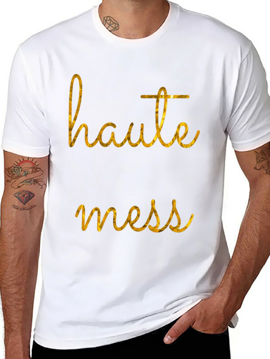 Haute Mess Graphic T-Shirt - Stylish Casual Tee