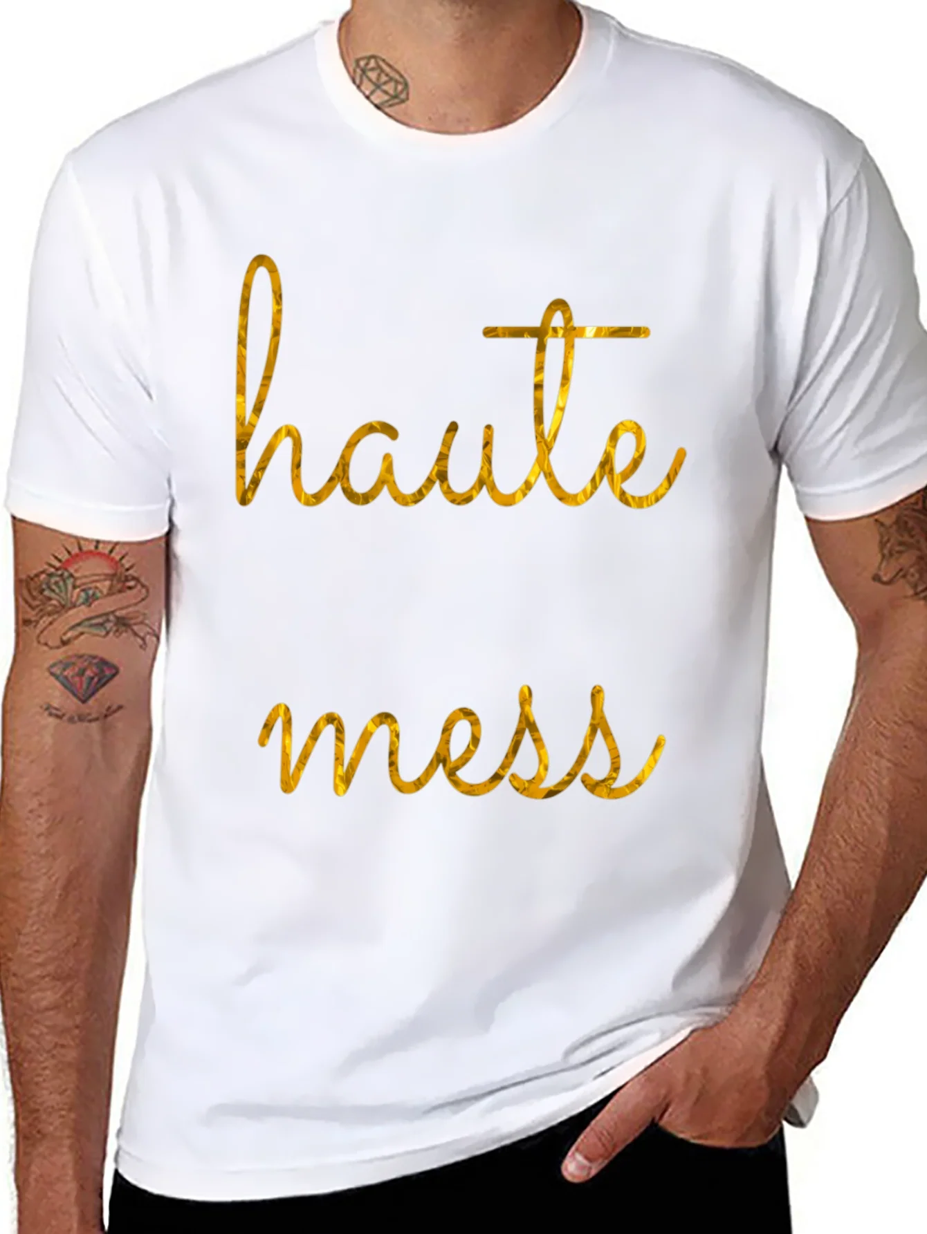 Haute Mess Graphic T-Shirt - Stylish Casual Tee