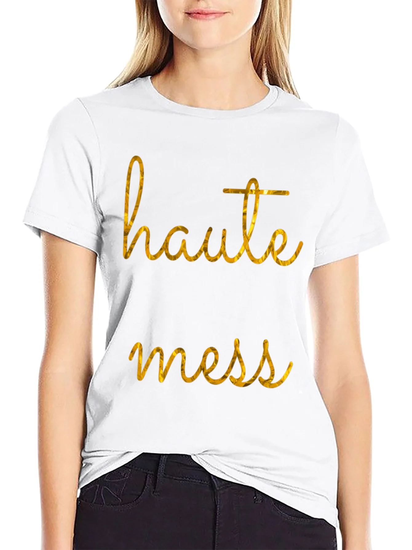 Haute Mess Graphic T-Shirt - Stylish Casual Tee