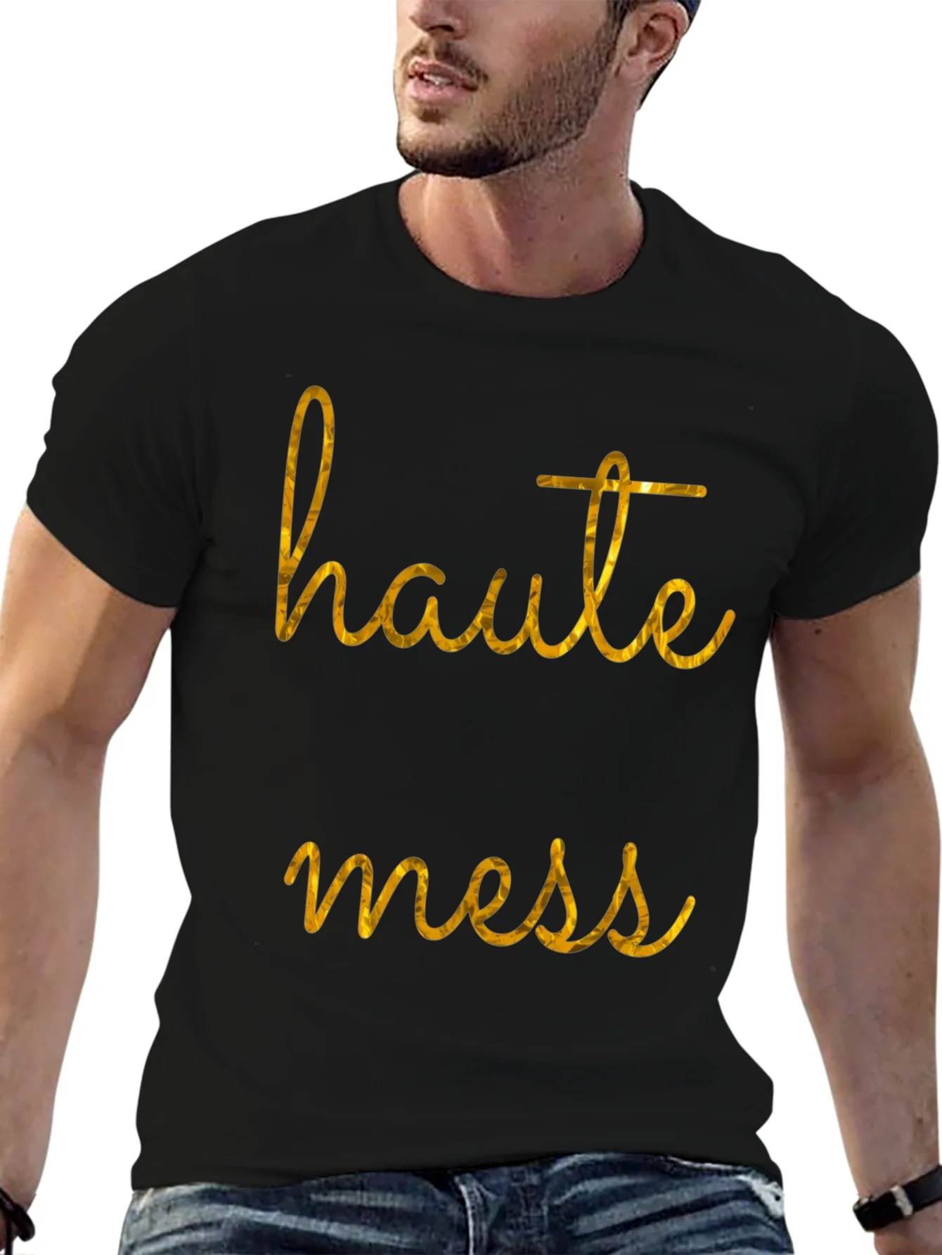 Haute Mess Graphic T-Shirt - Stylish Casual Tee