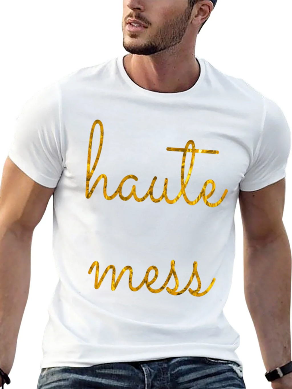 Haute Mess Graphic T-Shirt - Stylish Casual Tee