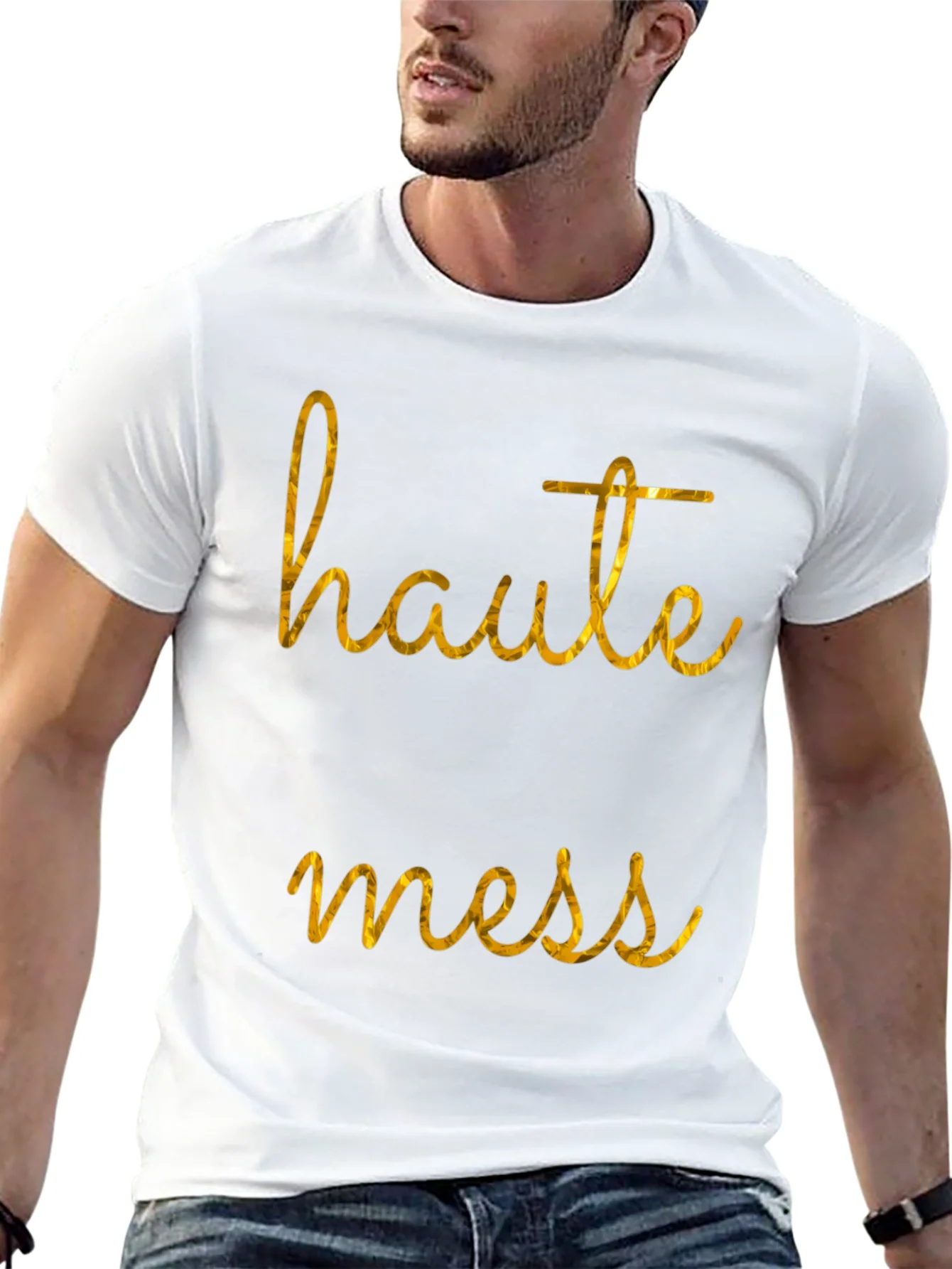 Haute Mess Graphic T-Shirt - Stylish Casual Tee