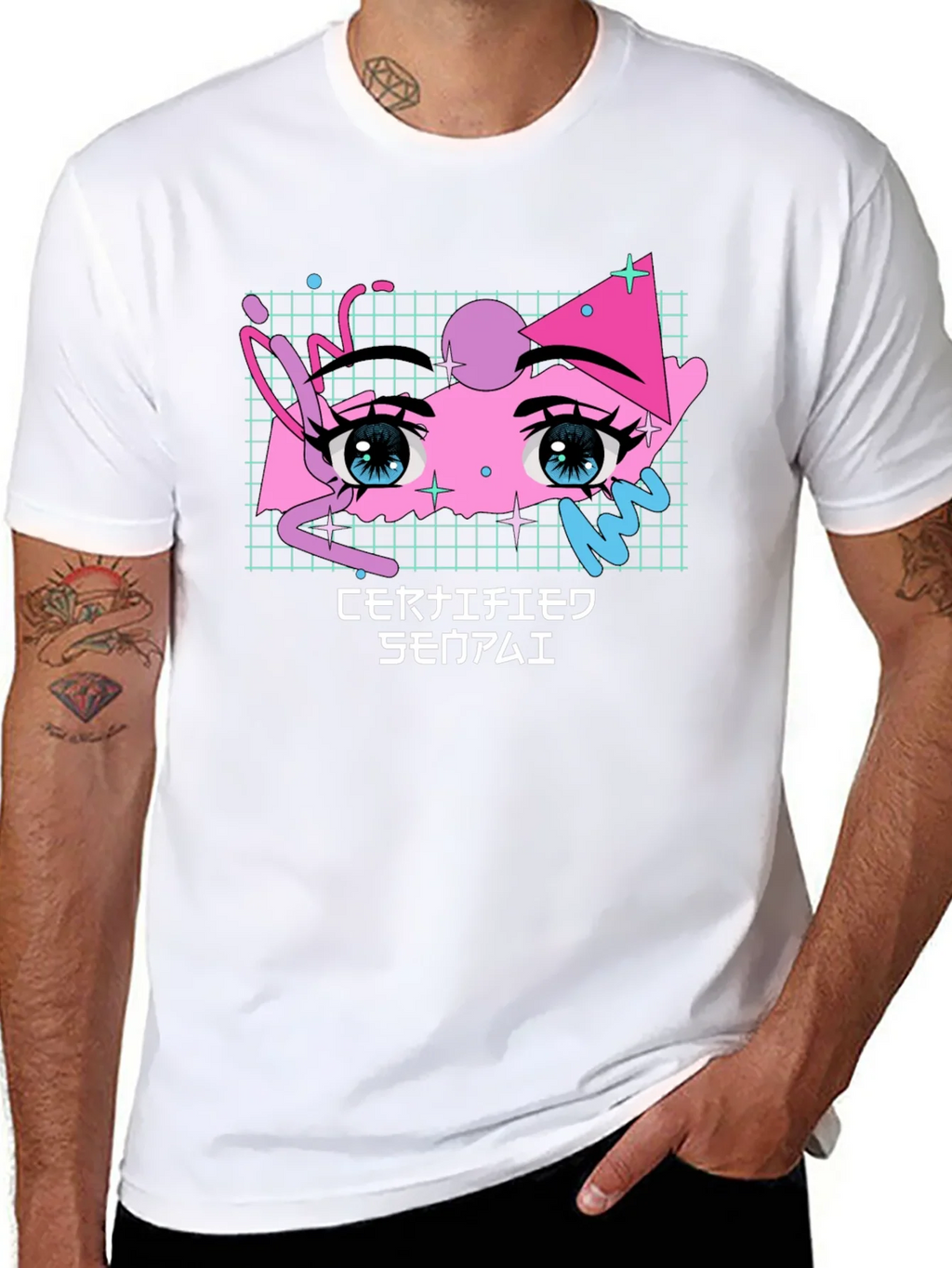 Certified Senpai Graphic T-Shirt - Anime Aesthetic