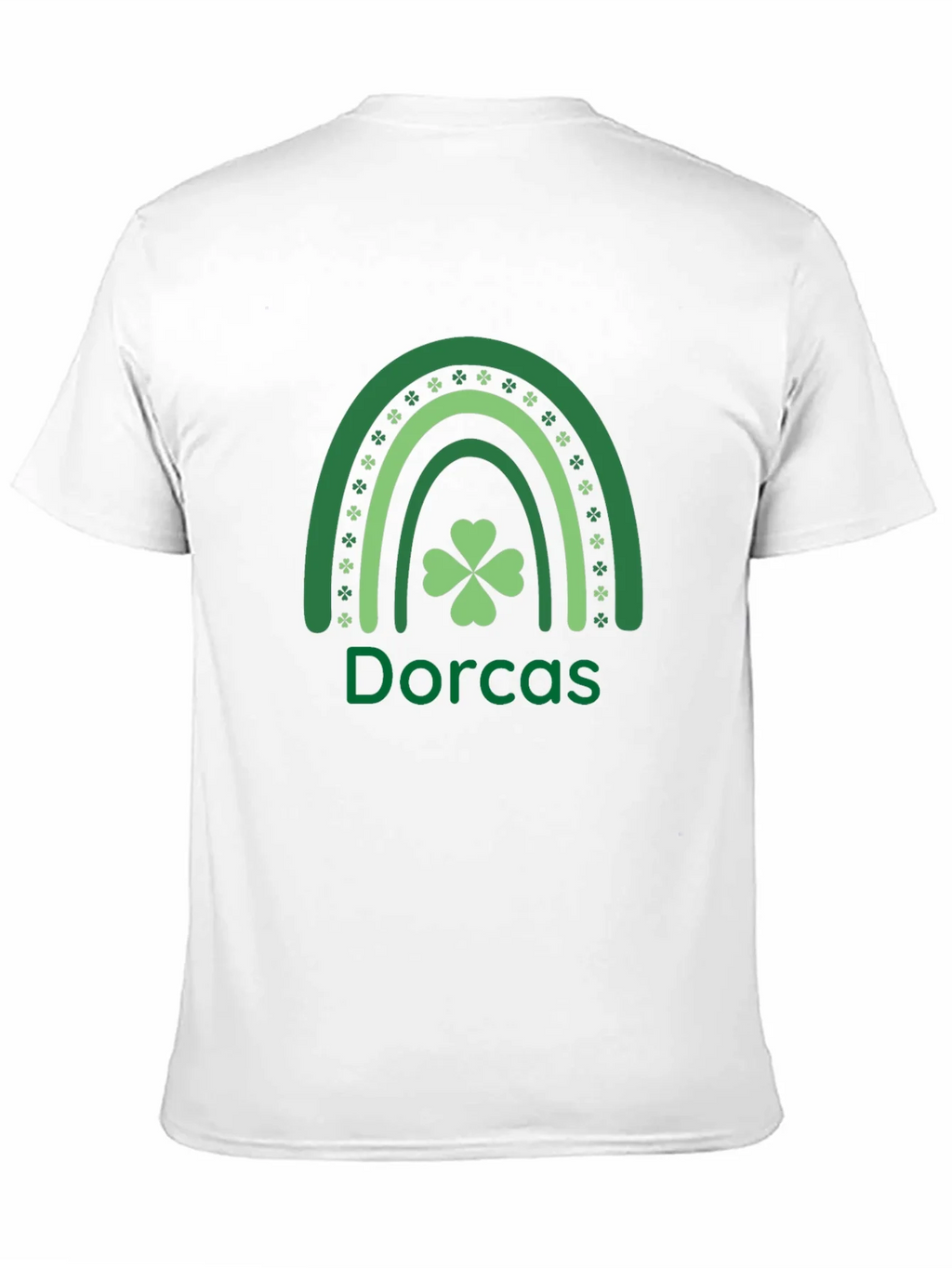 Dorcas Shamrock Rainbow St. Patricks Day T-Shirt
