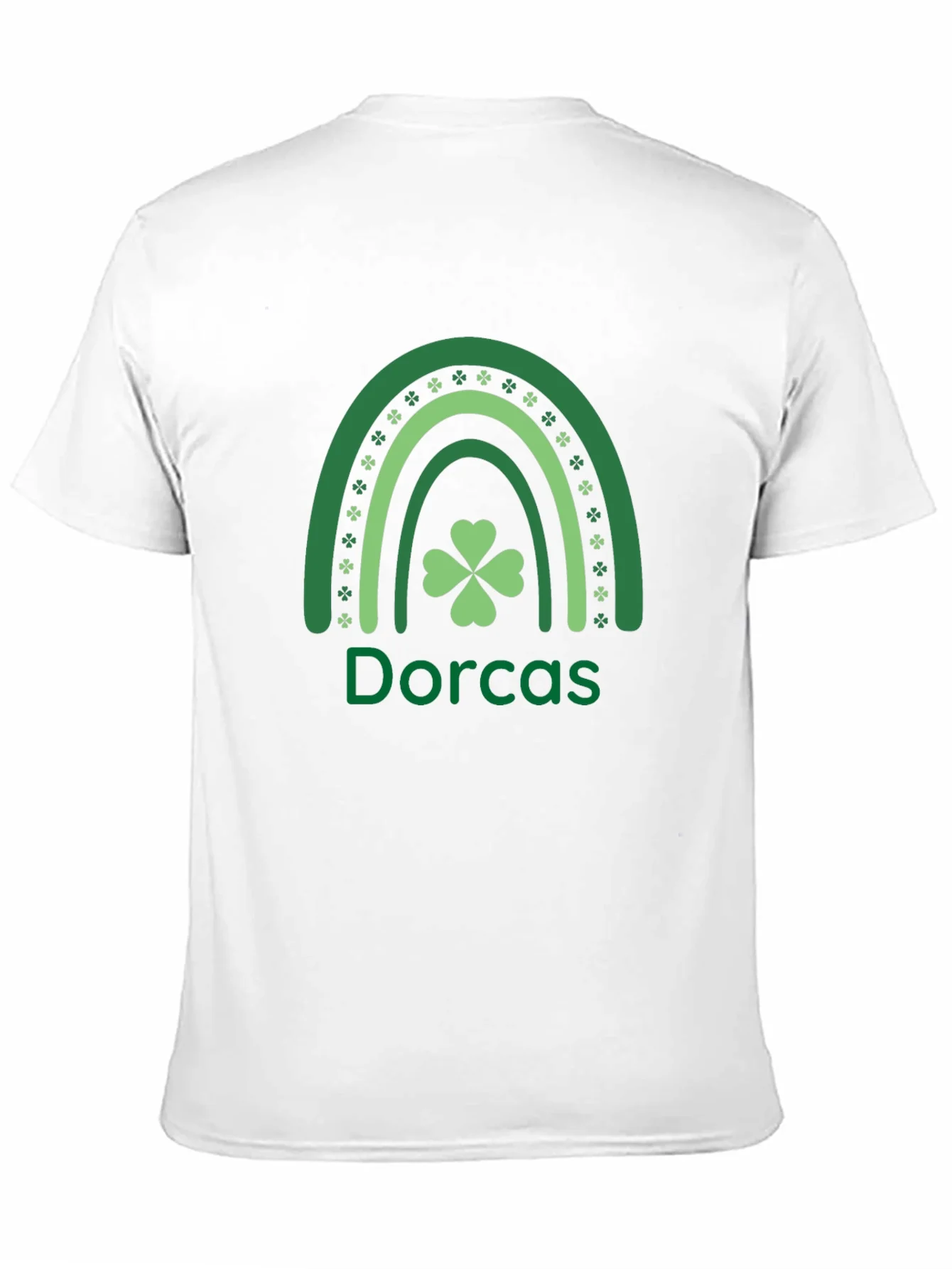 Dorcas Shamrock Rainbow St. Patricks Day T-Shirt