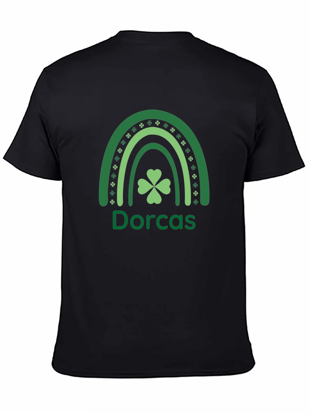 Dorcas Shamrock Rainbow St. Patricks Day T-Shirt