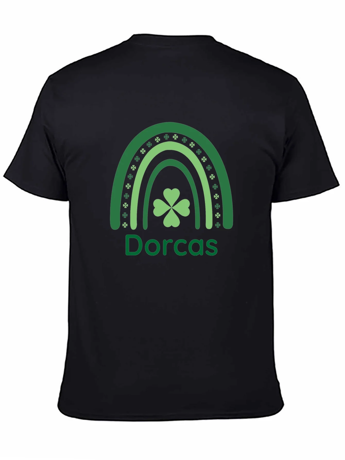 Dorcas Shamrock Rainbow St. Patricks Day T-Shirt