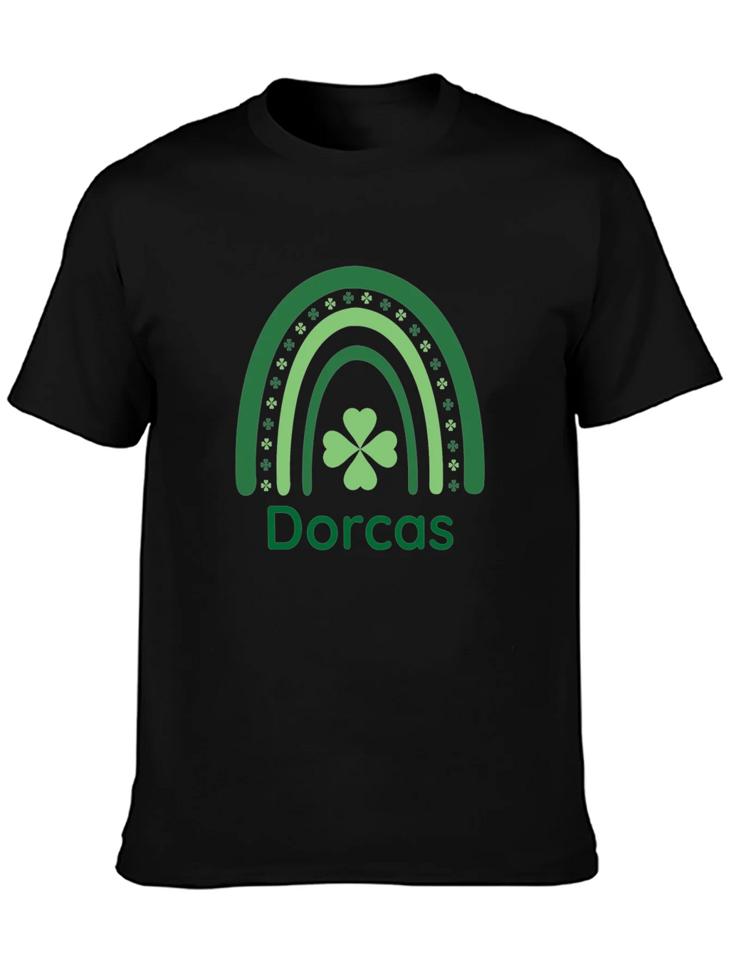 Dorcas Shamrock Rainbow St. Patricks Day T-Shirt