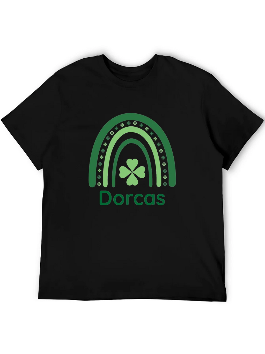 Dorcas Shamrock Rainbow St. Patricks Day T-Shirt