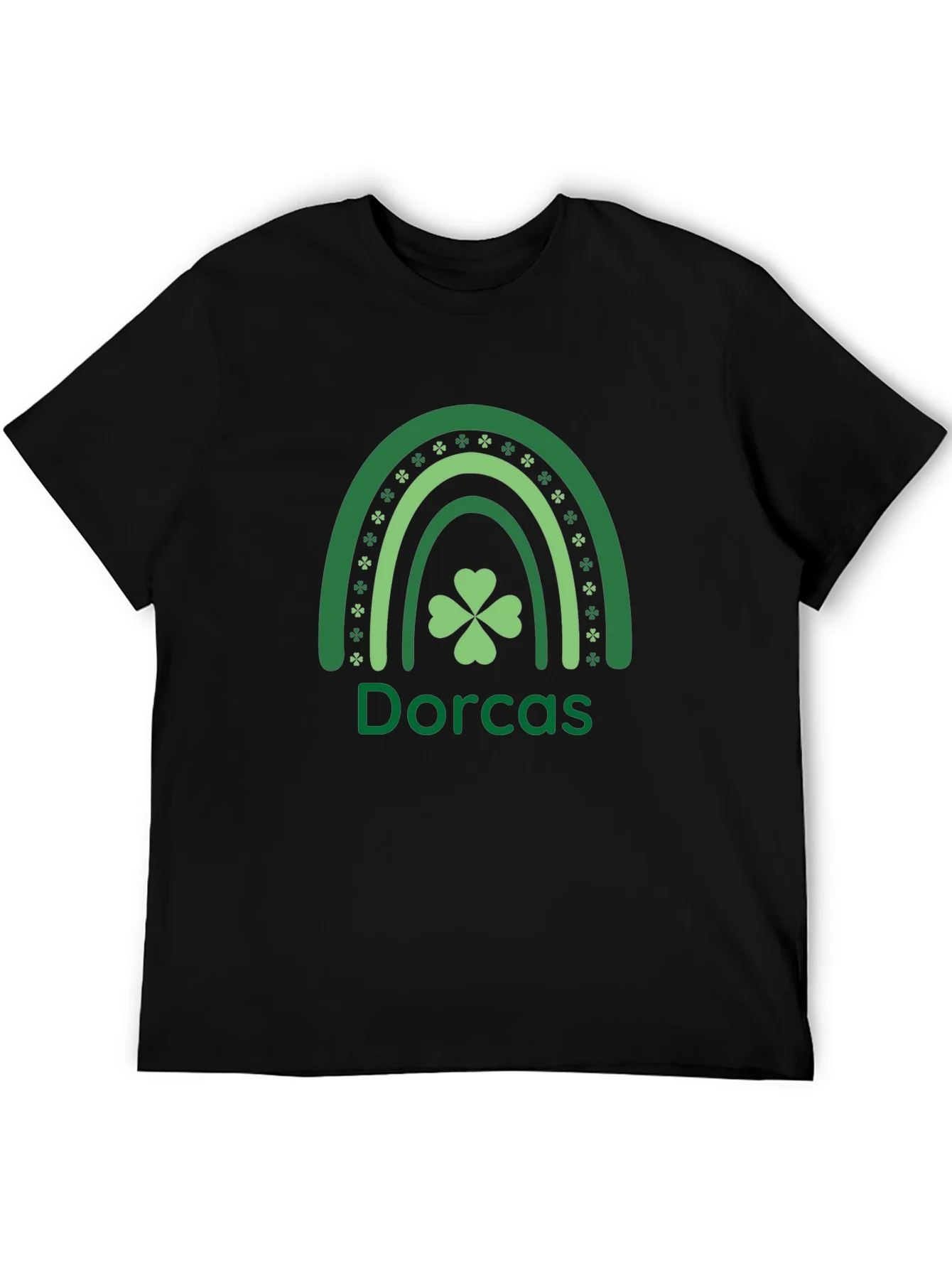 Dorcas Shamrock Rainbow St. Patricks Day T-Shirt