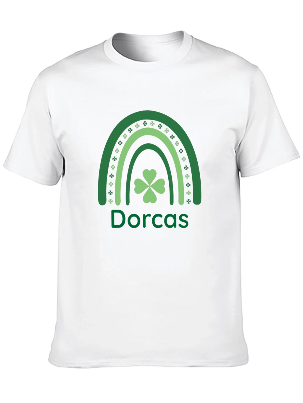 Dorcas Shamrock Rainbow St. Patricks Day T-Shirt