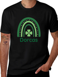 Dorcas Shamrock Rainbow St. Patricks Day T-Shirt