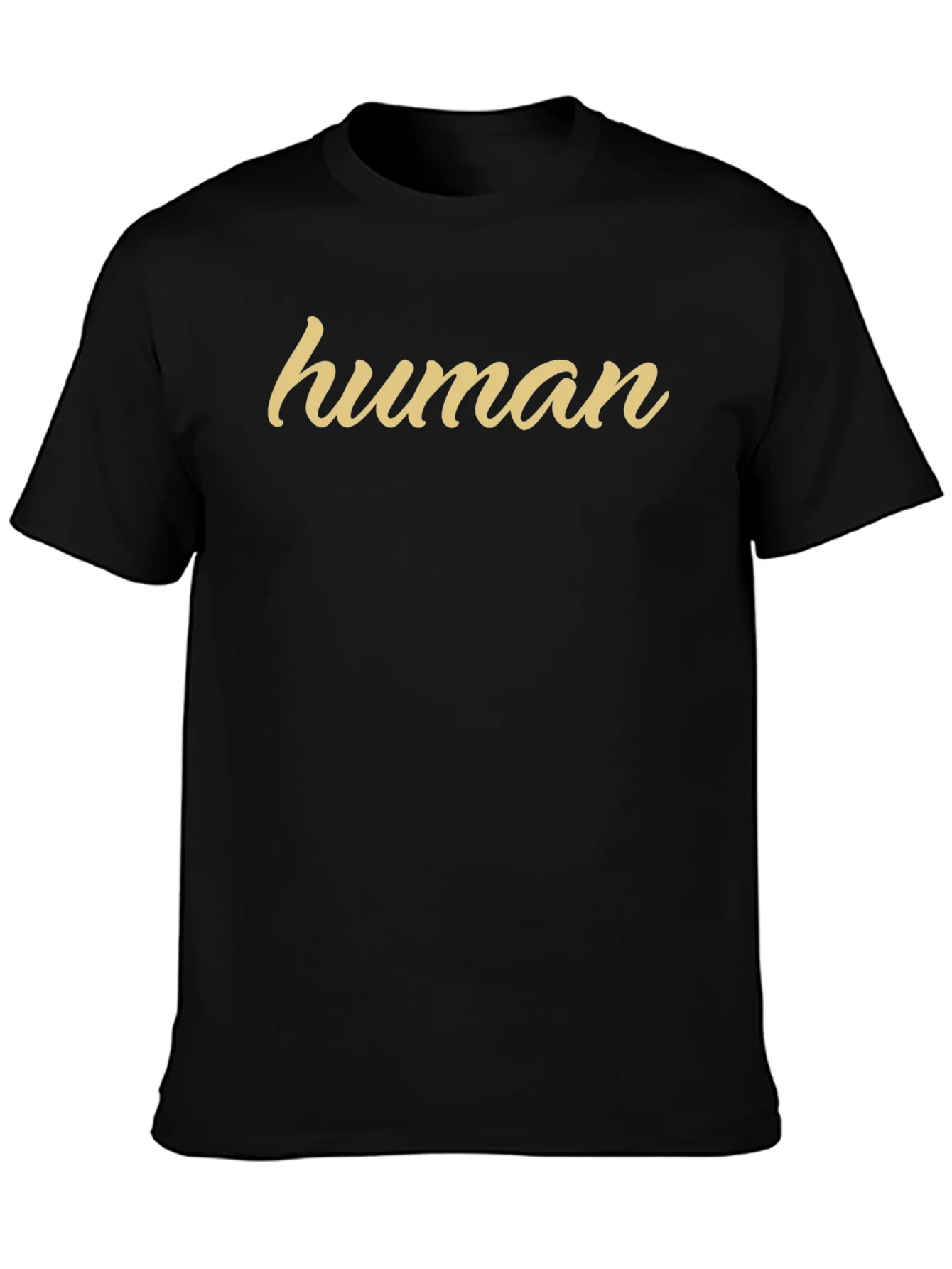Human Graphic Tee - Soft Cotton Blend Casual Wear