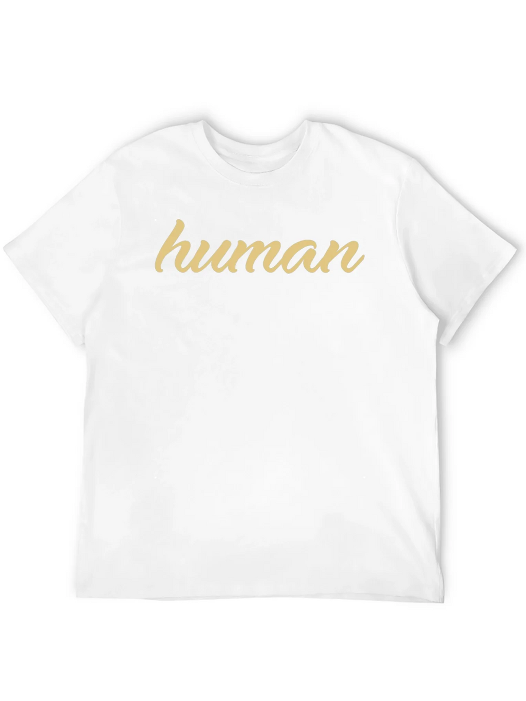 Human Graphic Tee - Soft Cotton Blend Casual Wear