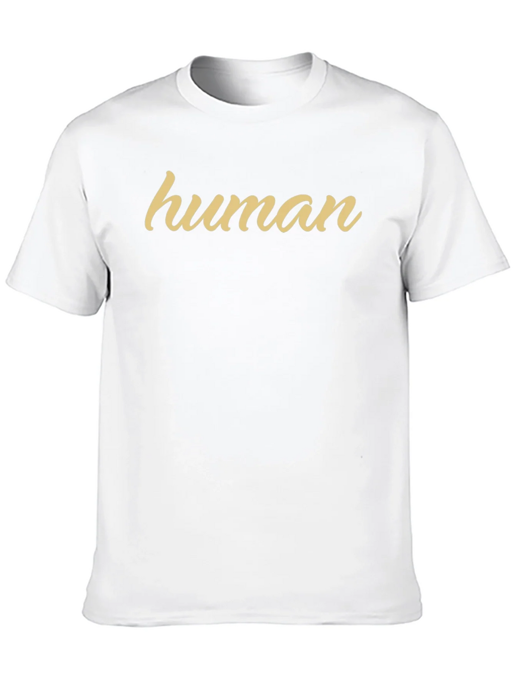 Human Graphic Tee - Soft Cotton Blend Casual Wear