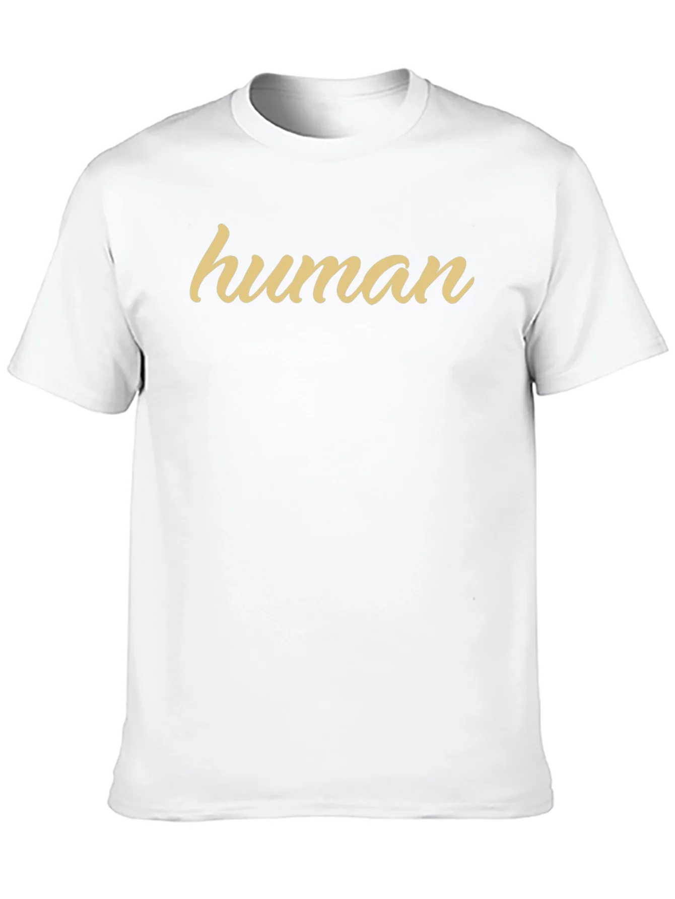 Human Graphic Tee - Soft Cotton Blend Casual Wear