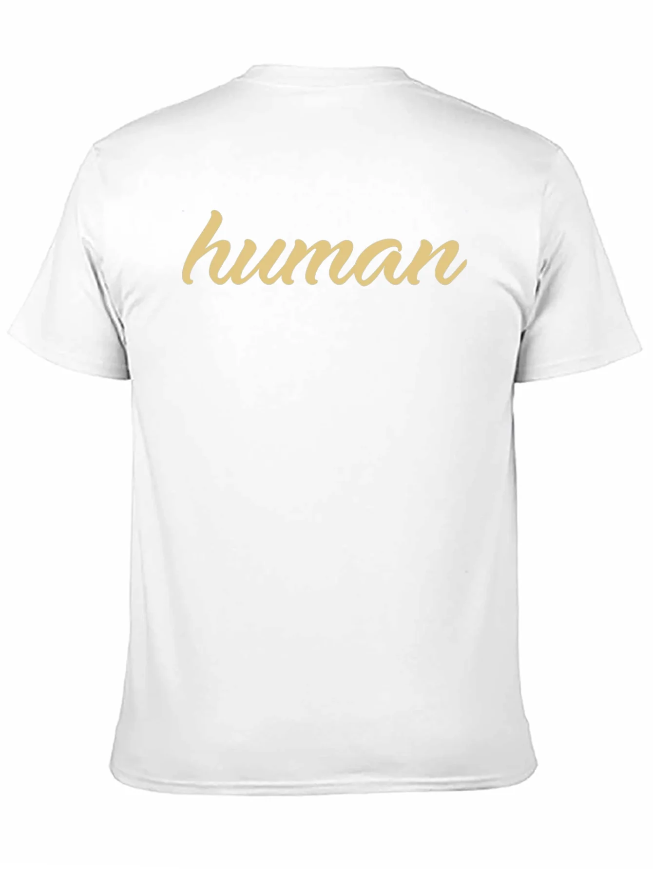 Human Graphic Tee - Soft Cotton Blend Casual Wear