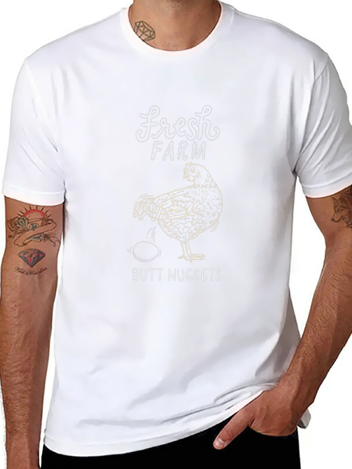 Fresh Farm Butt Nuggets Novelty T-Shirt